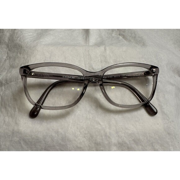 Coach HC6139U HC 6138U 5176 Transparent Grey Eyeglasses; 53/15/140 FRAMES ONLY - Picture 8 of 8